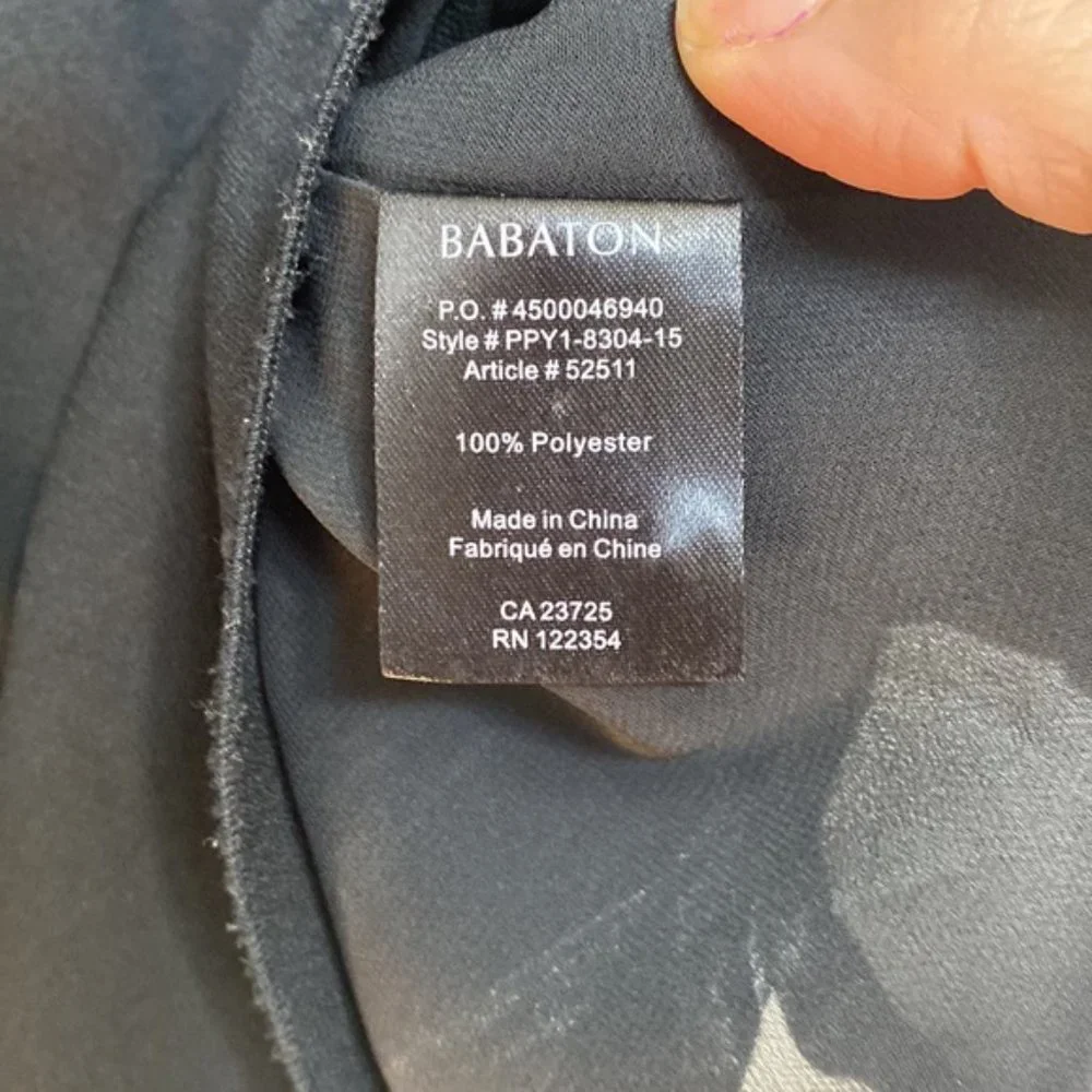 Aritzia Babaton Black Sleeveless Mini Dress Size XS - Picture 6 of 7